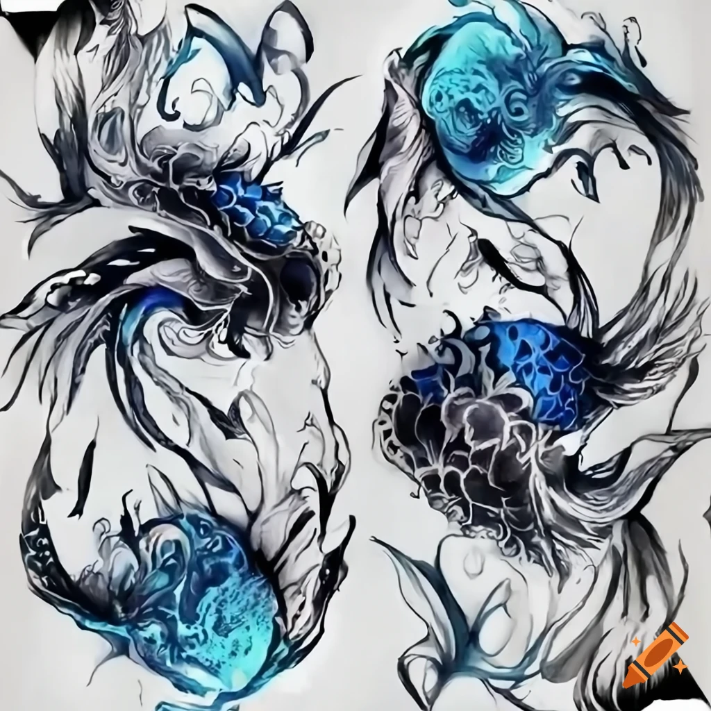 Japanese Koi Fish Tattoo Art
