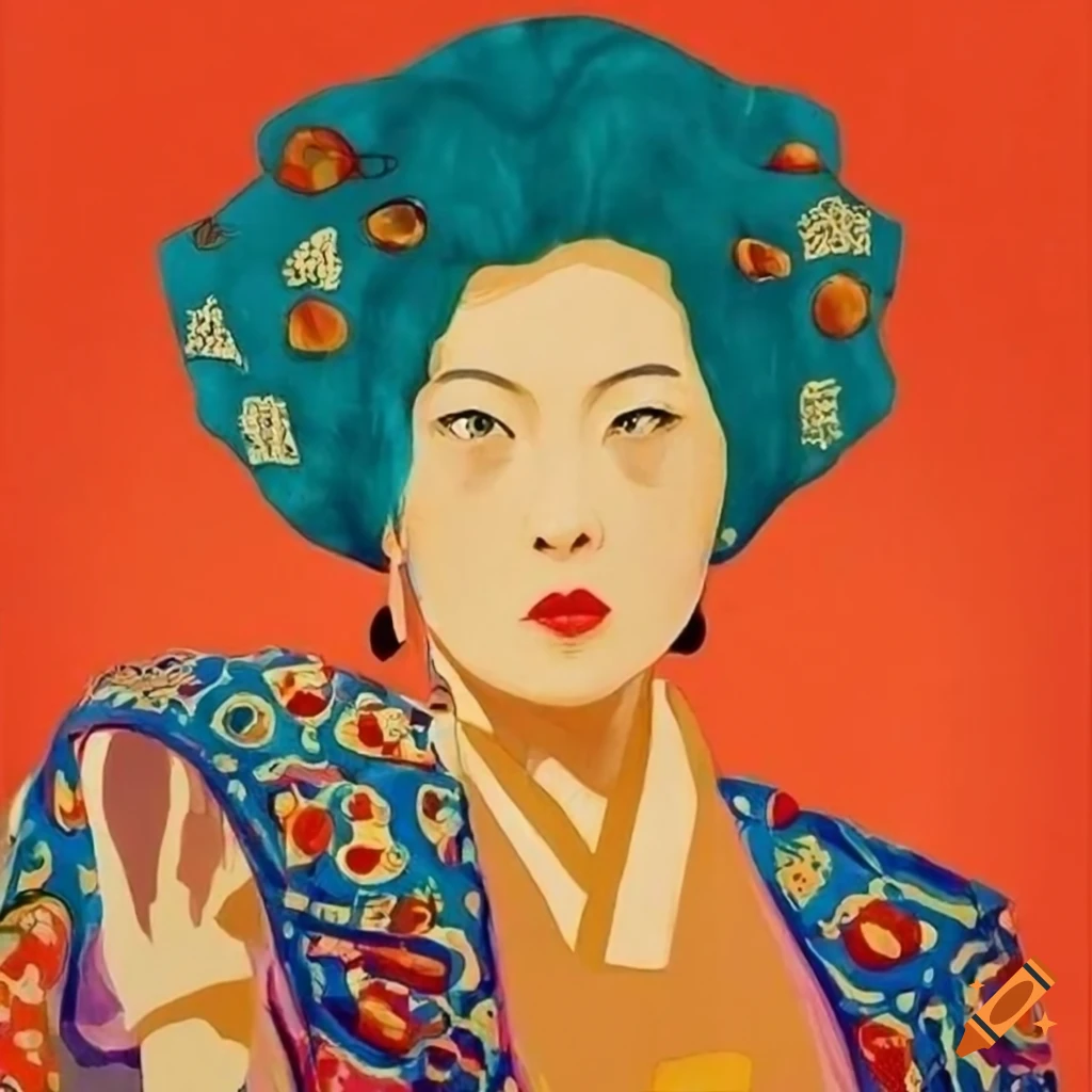 Vintage Japanese Movie Poster On Craiyon