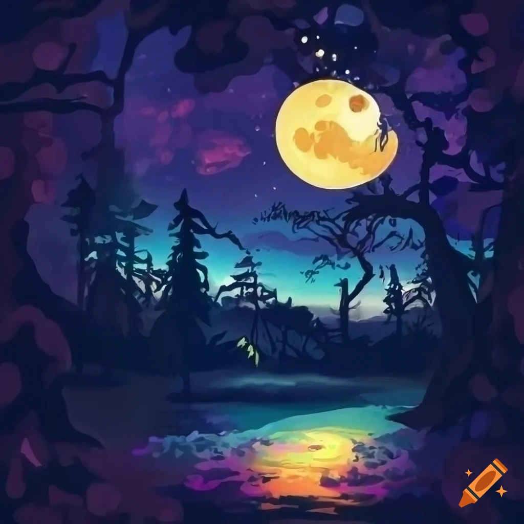 fantasy-painting-of-a-bear-hunting-in-the-jungle-on-craiyon