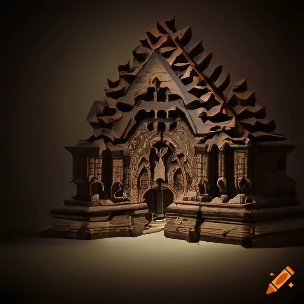 detailed architectural carving in a bookstore