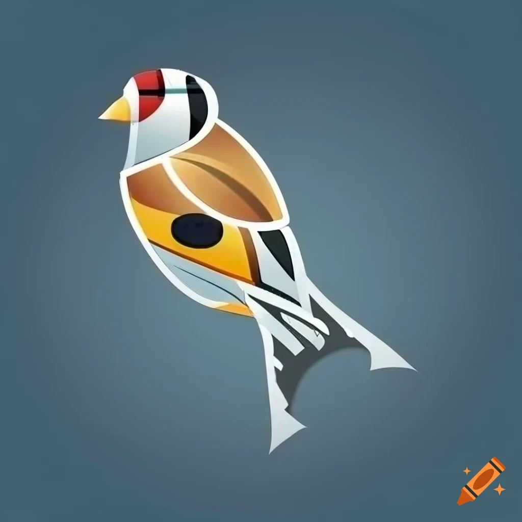 european-goldfinch-taking-off-in-a-logo-design