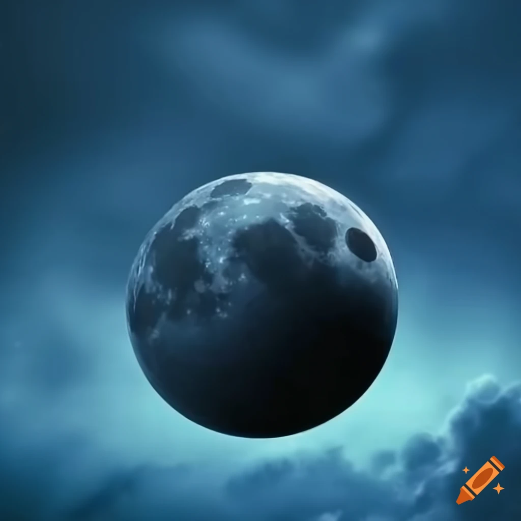 moon radar light illustration