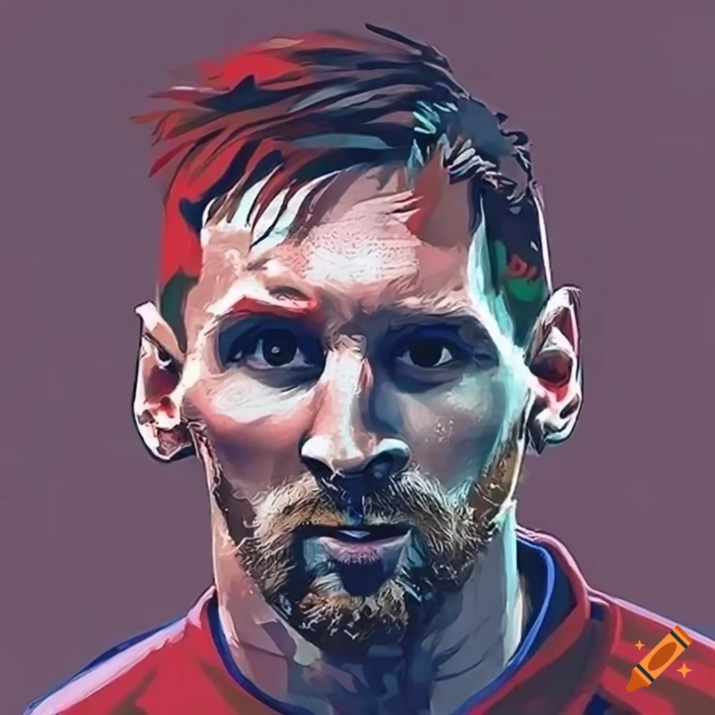 Image of lionel messi on Craiyon