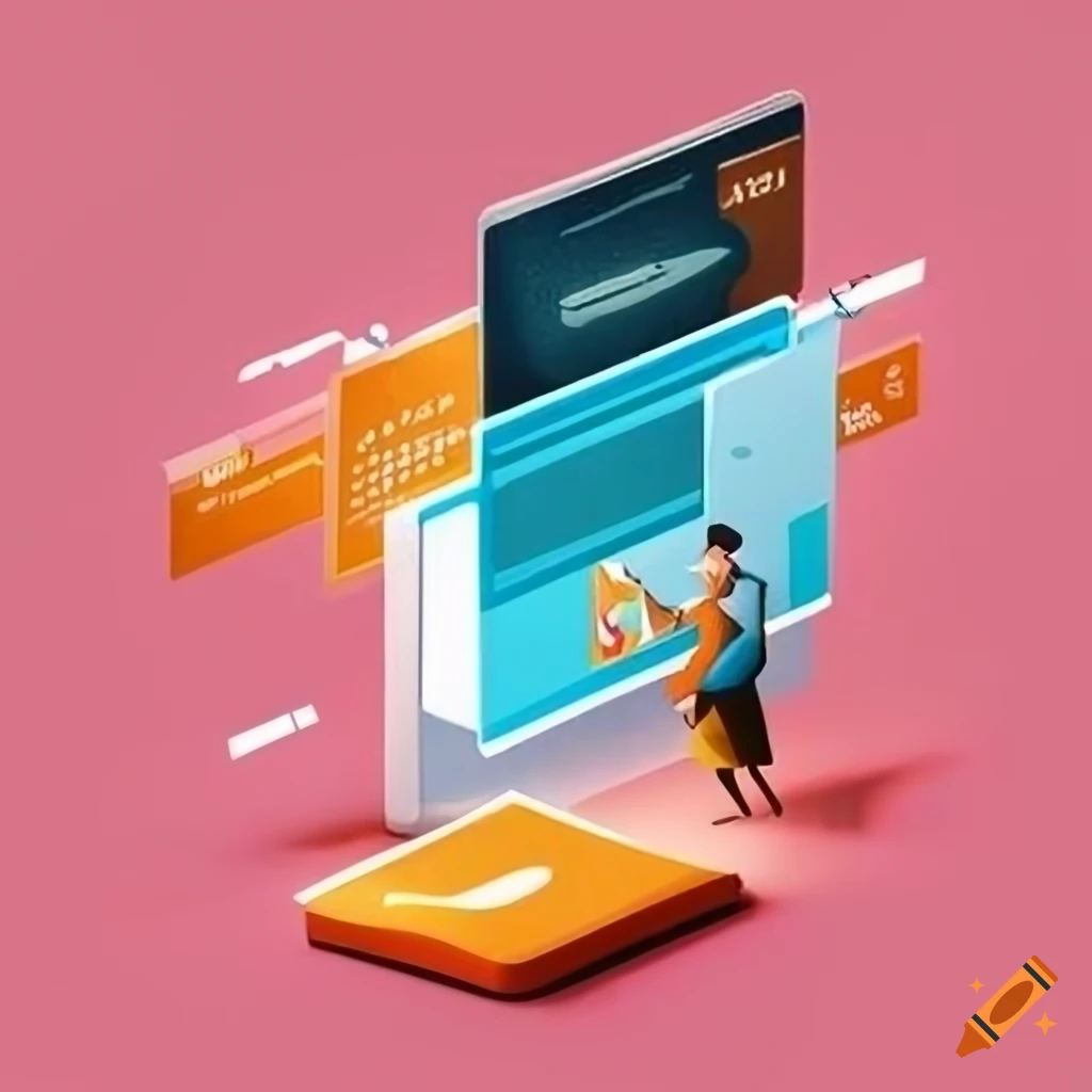 Illustration Of Web Design Web Development Webcare And Marketing illustration-of-web-design-web-development-webcare-and-marketing