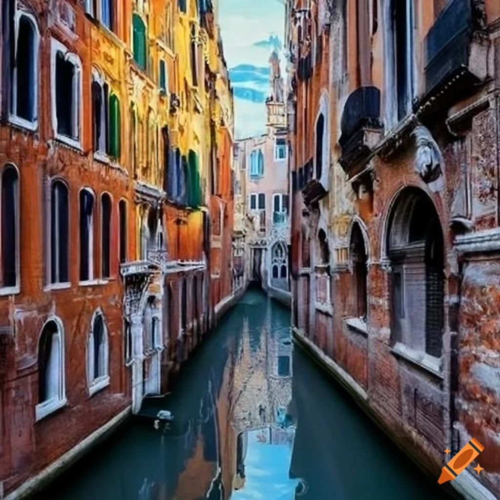 fantasy depiction of Venice