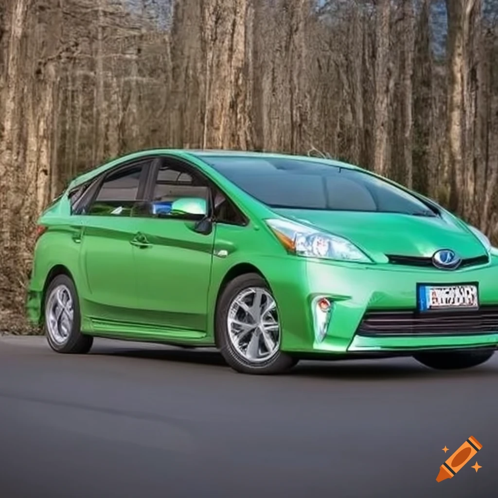 Green Toyota Prius V Prius On Craiyon