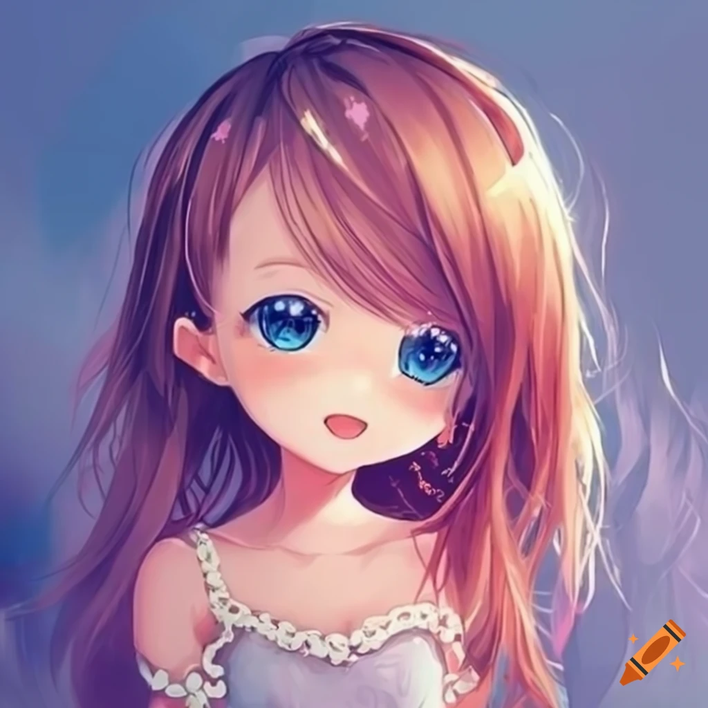 portrait of a cute girl