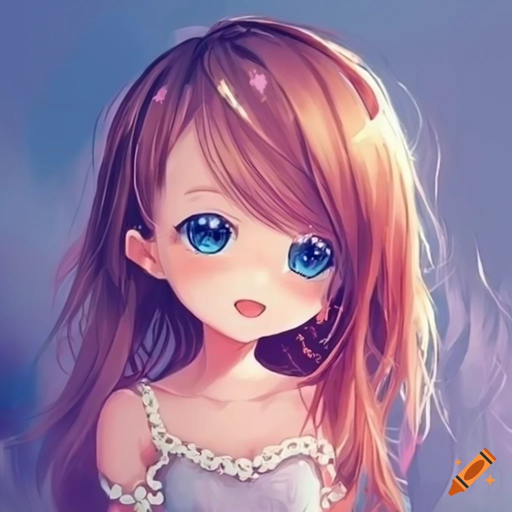 Portrait Of A Cute Girl On Craiyon