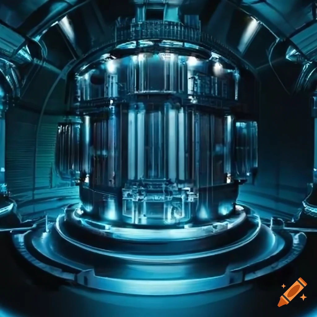 an image of a fusion power plant