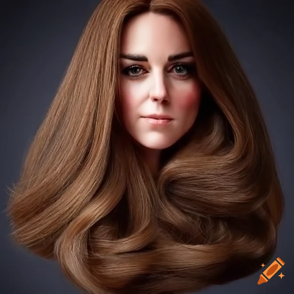 styling head with long hair on a table