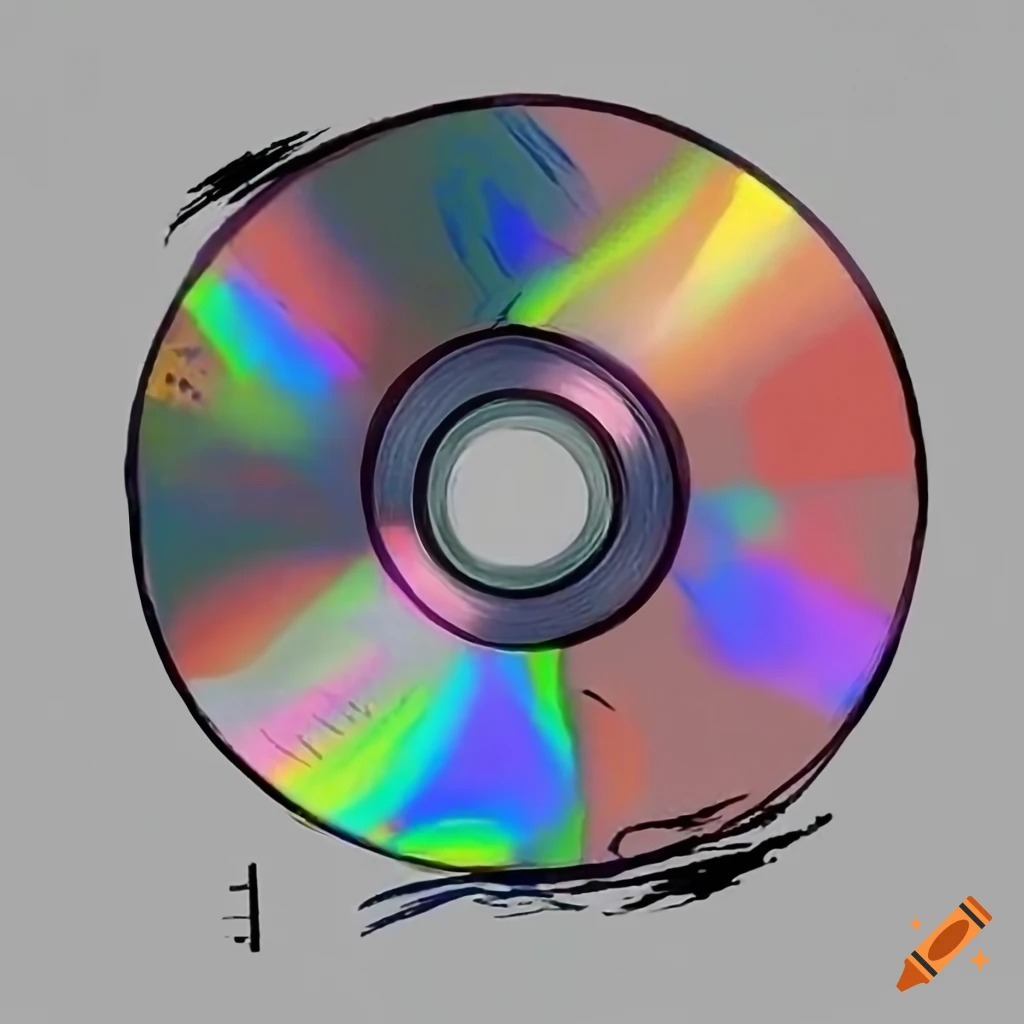 CD with music notes
