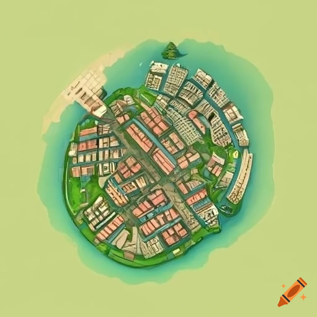 2d Urban Planning Design On Craiyon