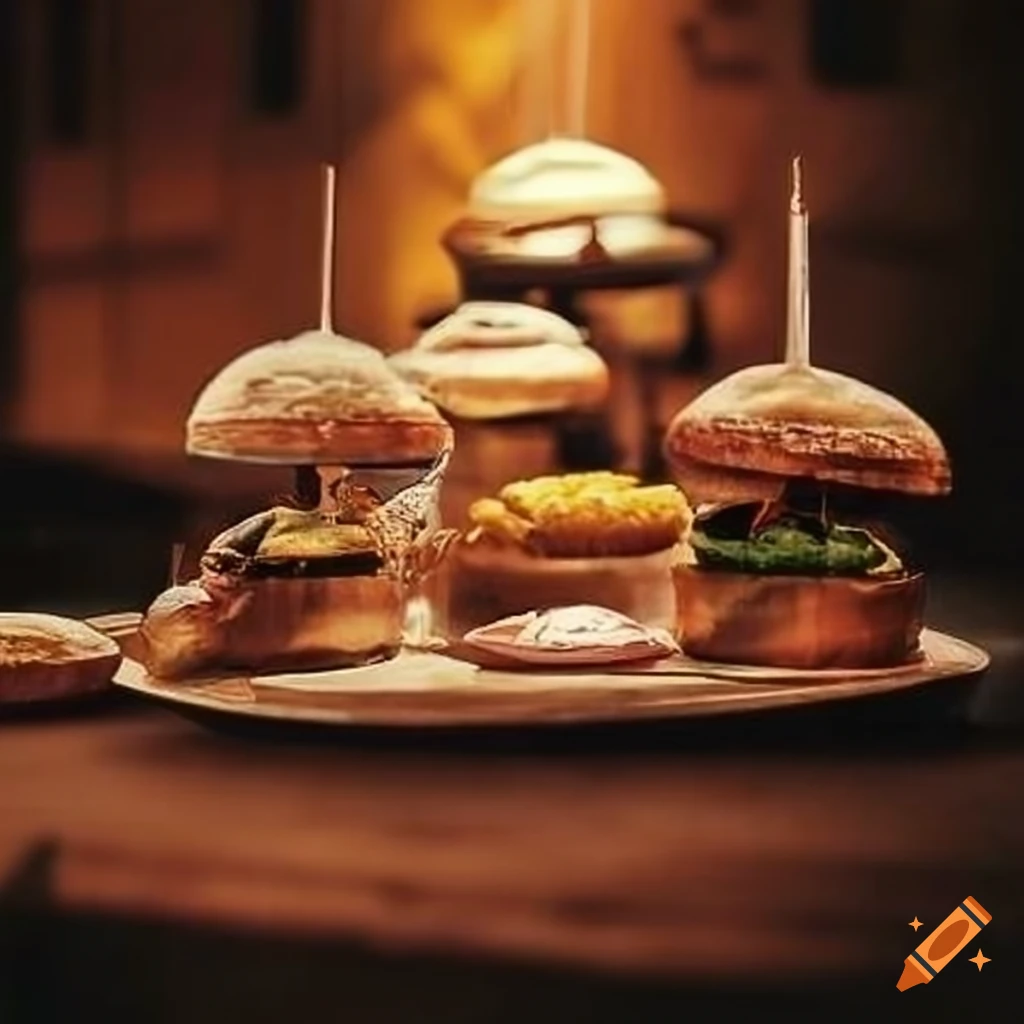 Wall art of a cafe scene on Craiyon