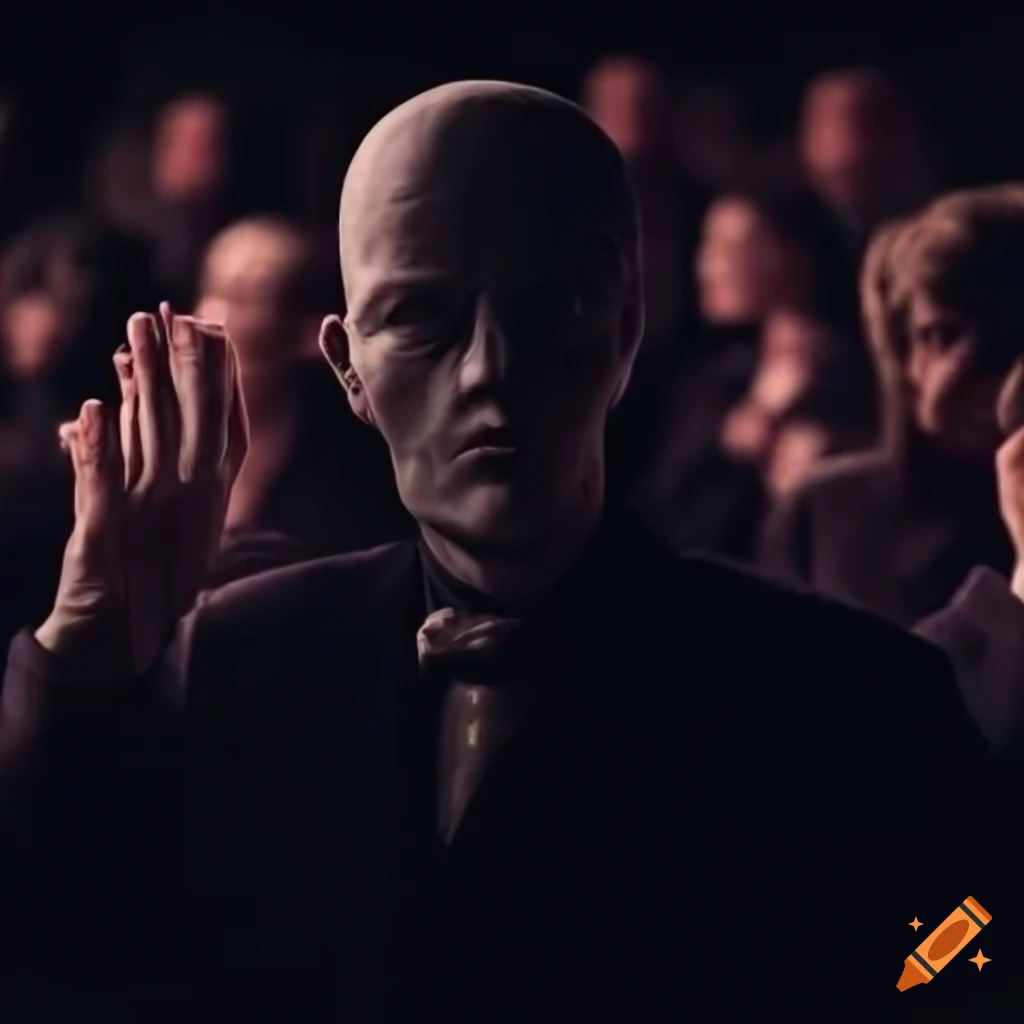 dark Victorian style theater audience applauding