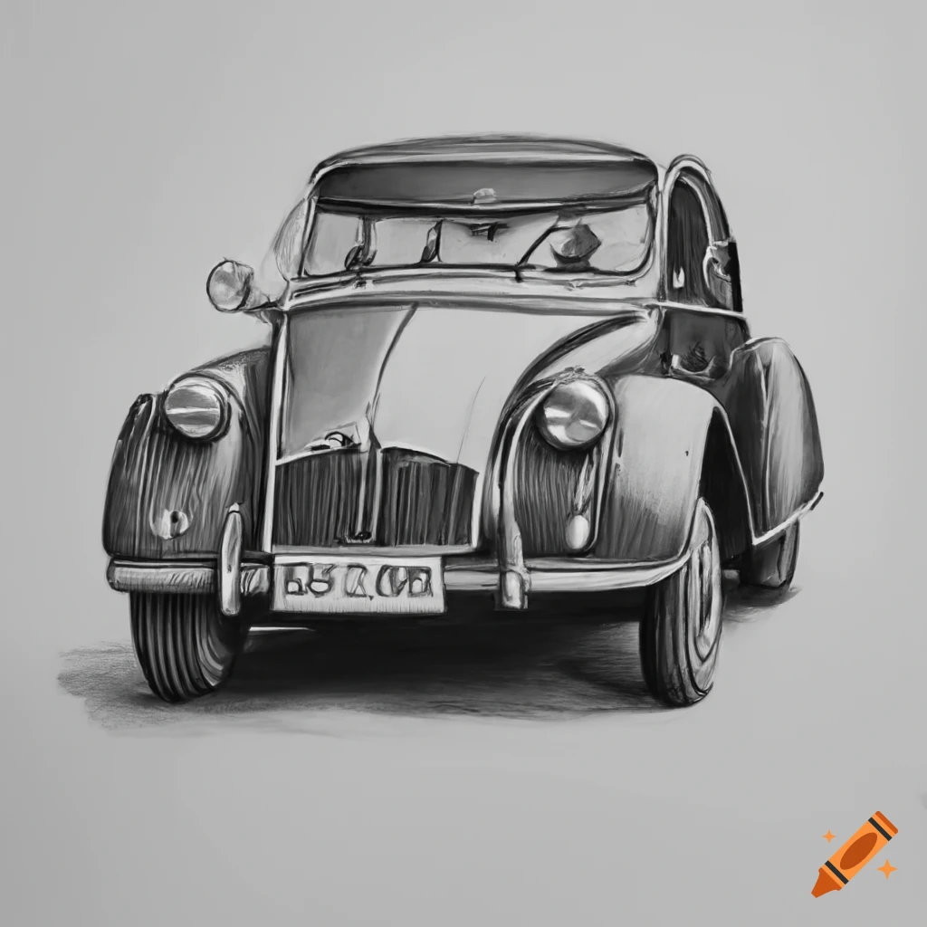 Draw any car with pencil by Nanico | Fiverr