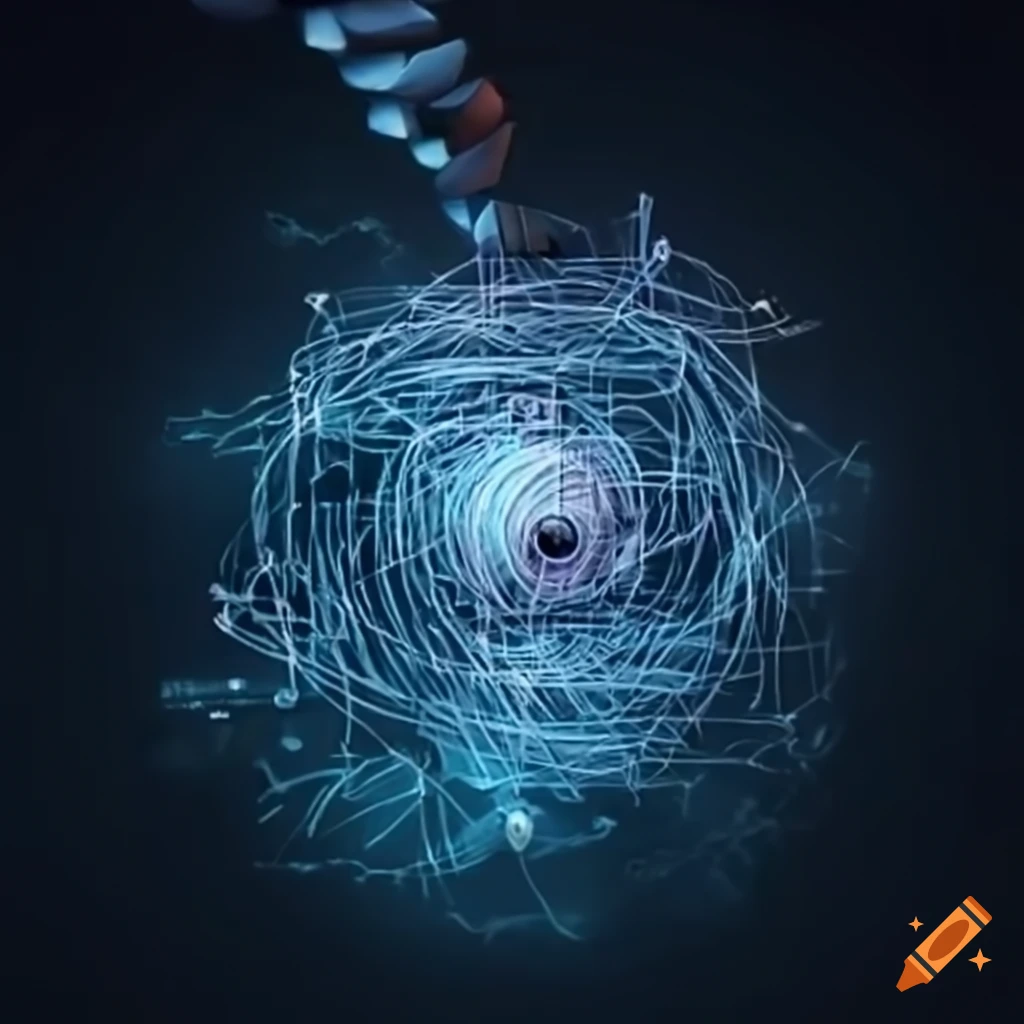 ultra realistic depiction of TCP IP network connections