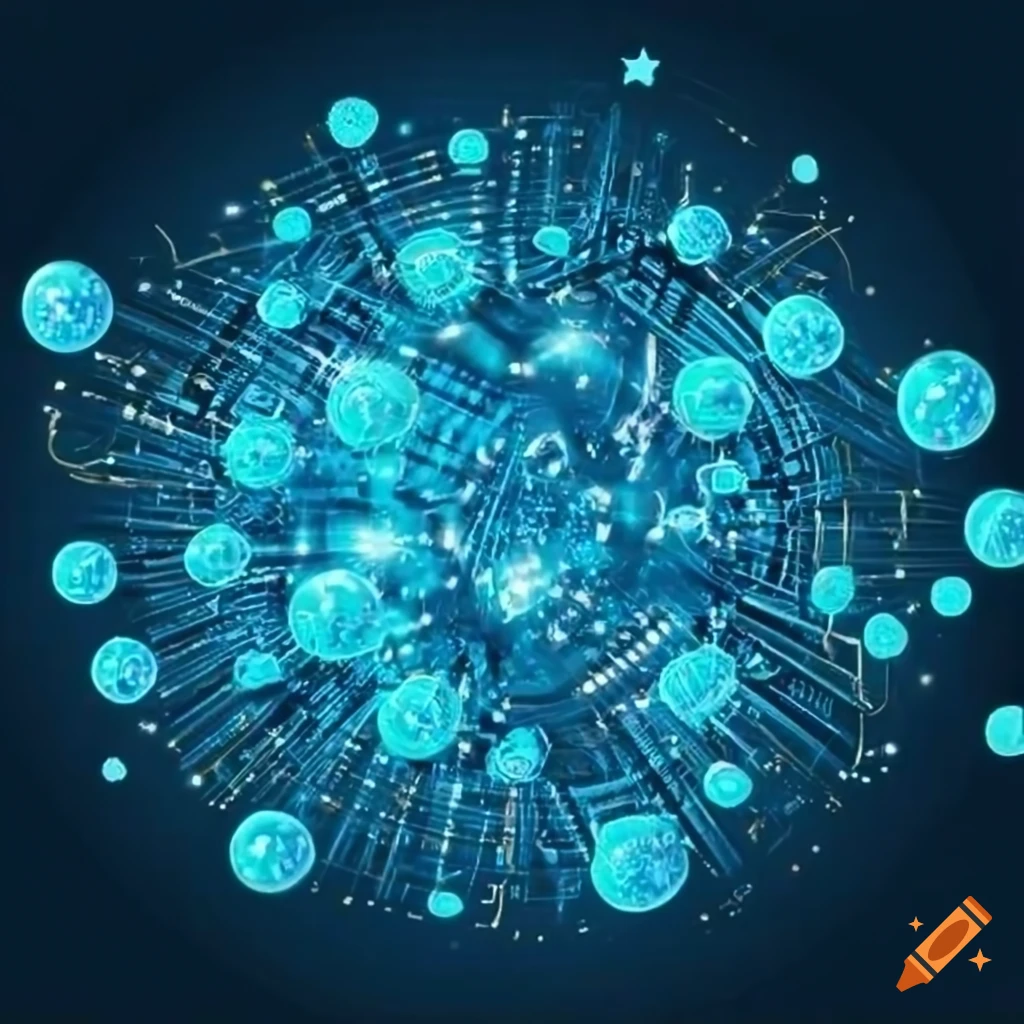 Visual Representation Of A Data Cluster On Craiyon