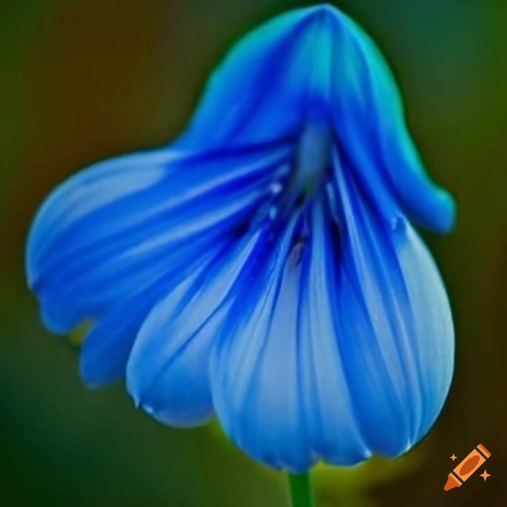 blue flower arrangement