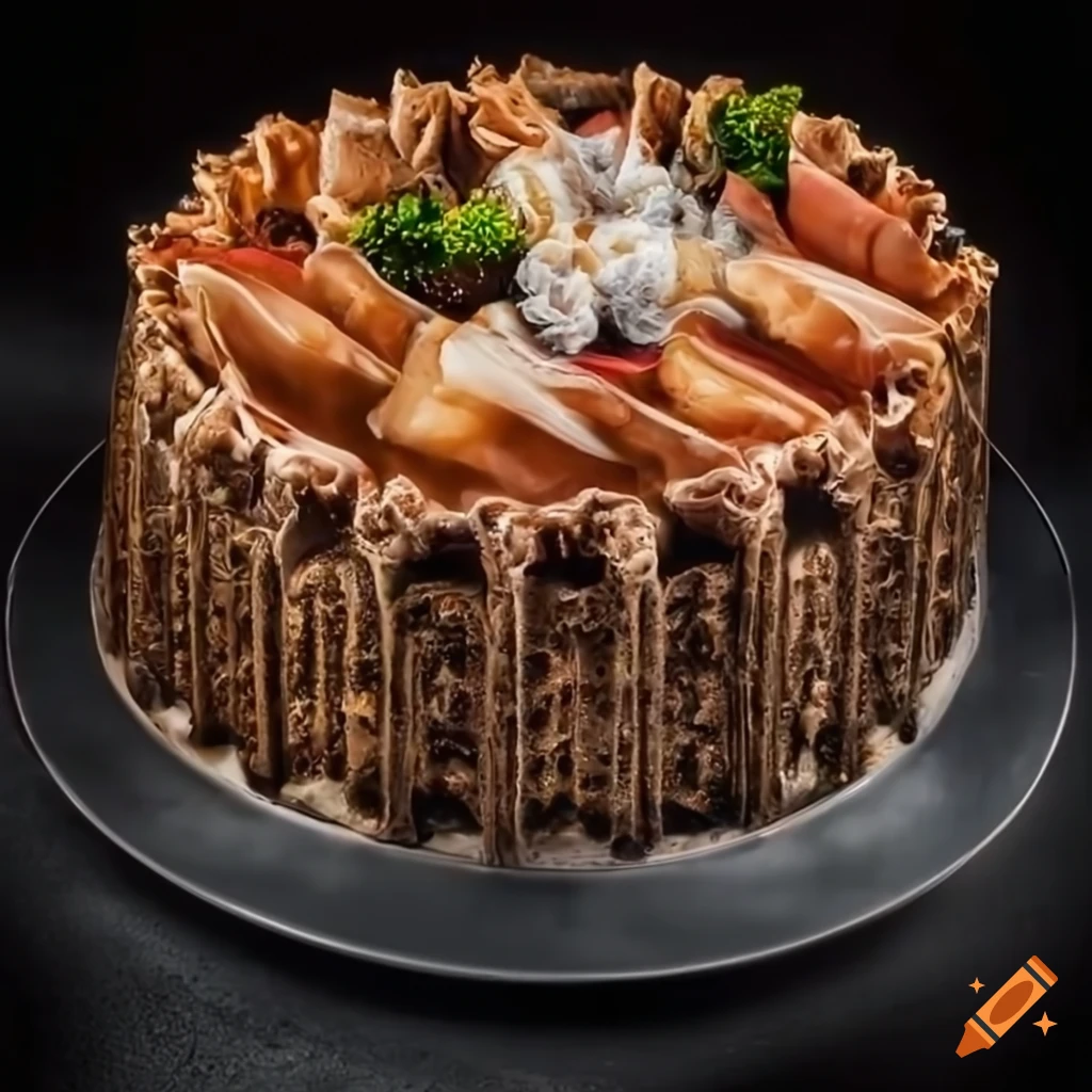 a plate of delicious entremets