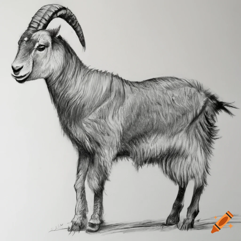 ❤️✏️ How to Draw a Goat | Pencil Drawing #pencildrawing #pencilart #... |  TikTok