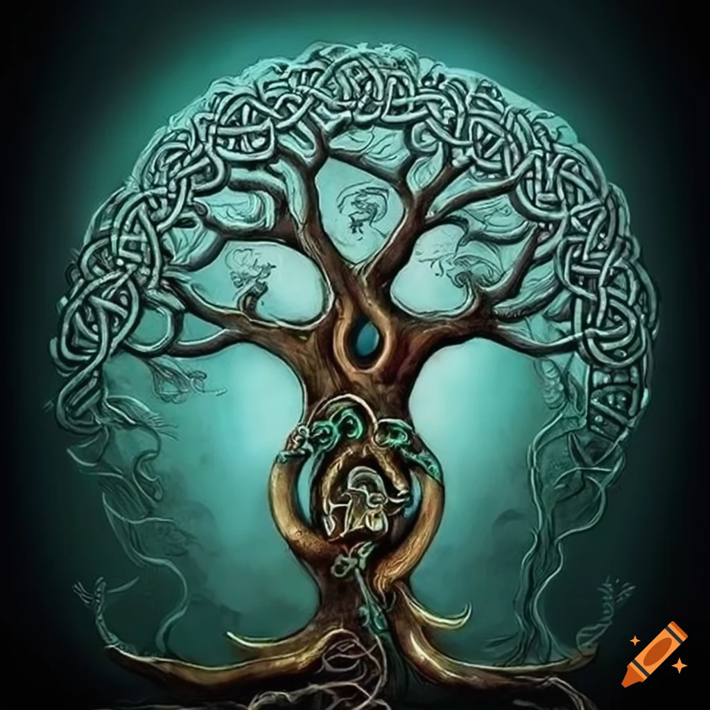 Celtic Family Tree Artwork On Craiyon