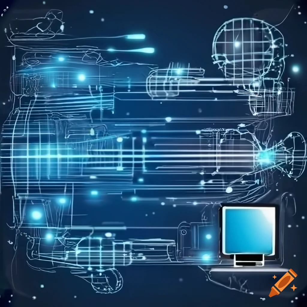 ultra realistic depiction of TCP IP network connections
