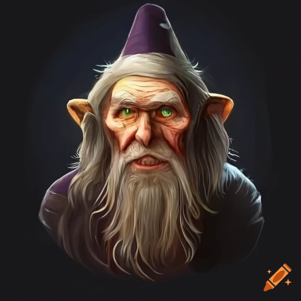 Image Of An Old Wizard With Star And Moon Hat On Craiyon