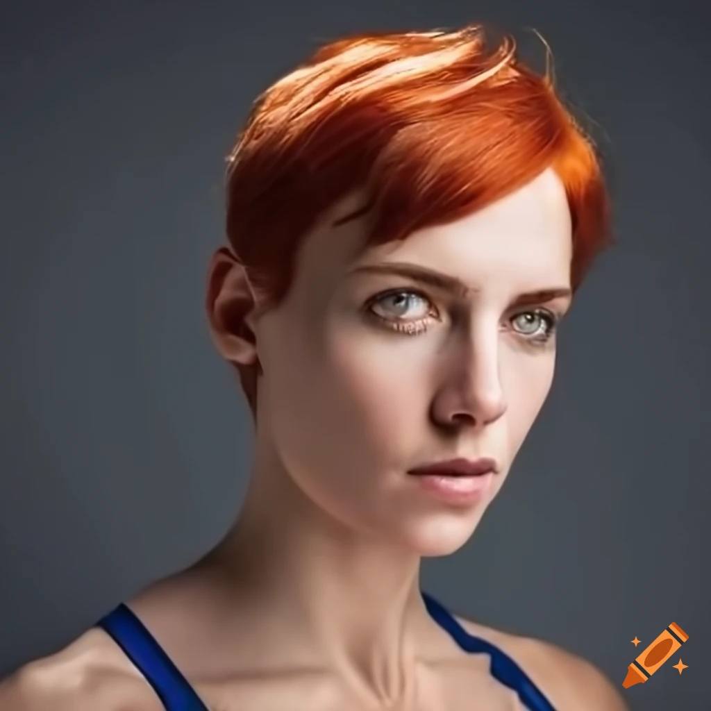character design of a strong woman on a space station