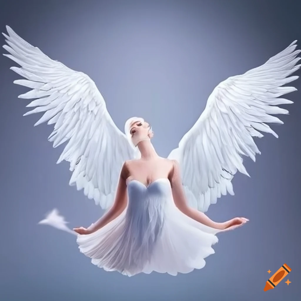 An Angel Wing From The Sky Background, How To Make A Picture With