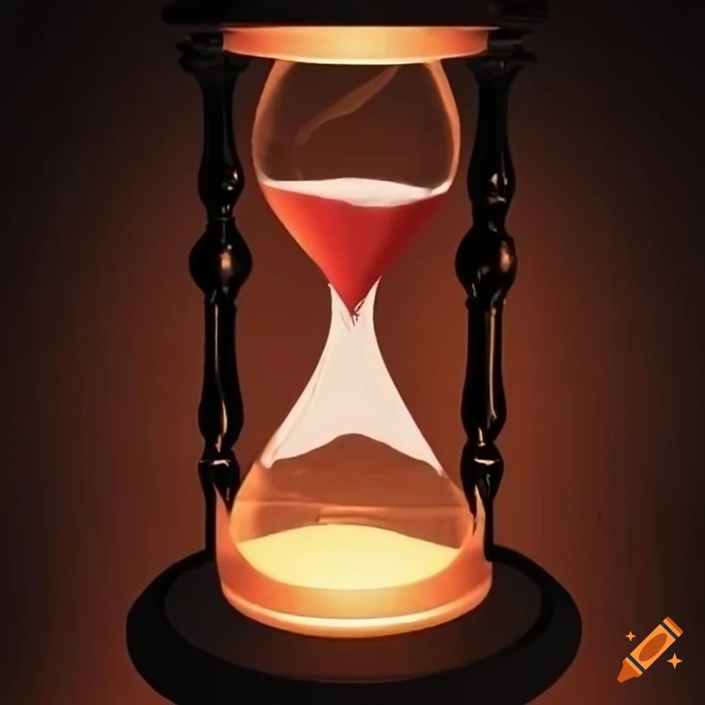 Symbolic image of an hourglass
