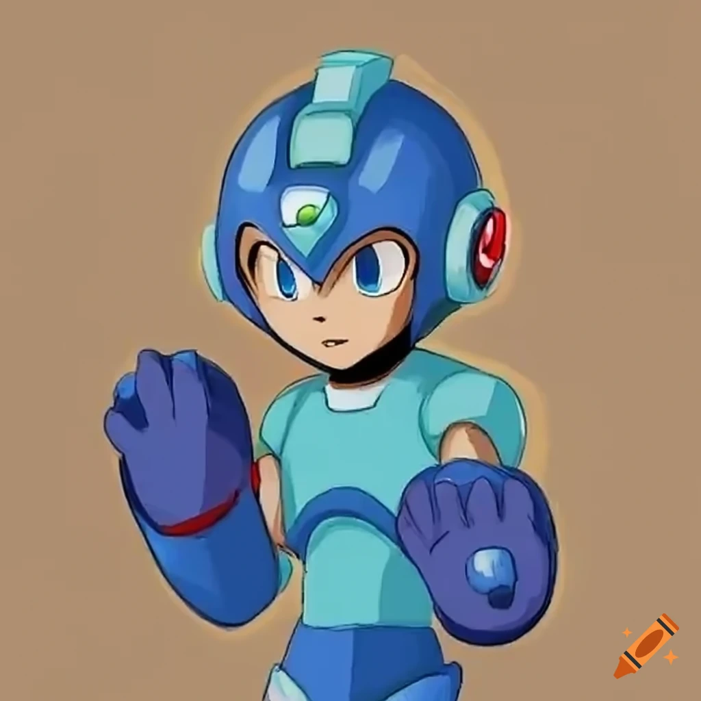 Mega Man Character On Craiyon 