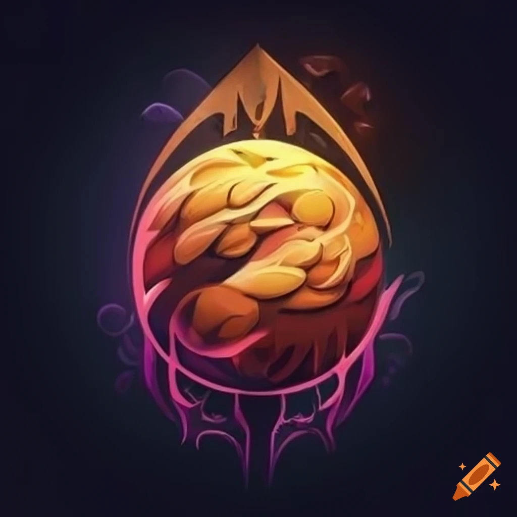 Trickrain Arts Logo On Craiyon abstract-spikes-heraldry-concept-art-final-fantasy-style-yoshitaka-amano