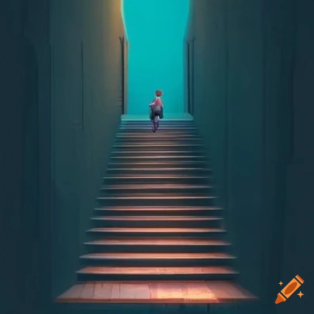 image of stairs going upwards