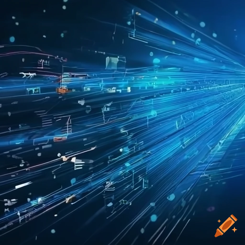 Ultra realistic depiction of tcp ip network connections on Craiyon