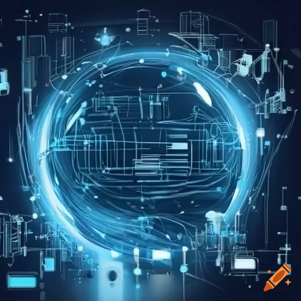 ultra realistic depiction of TCP IP network connections