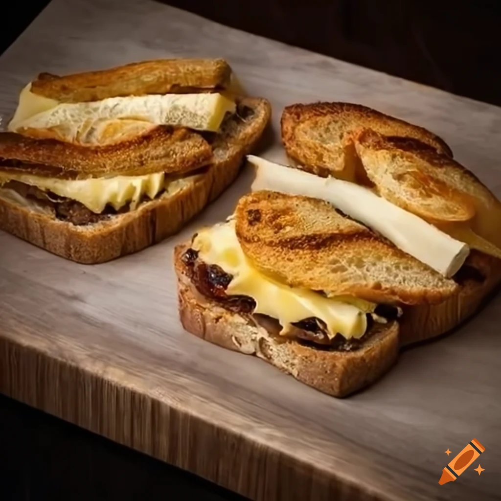 delicious melted cheese sandwich
