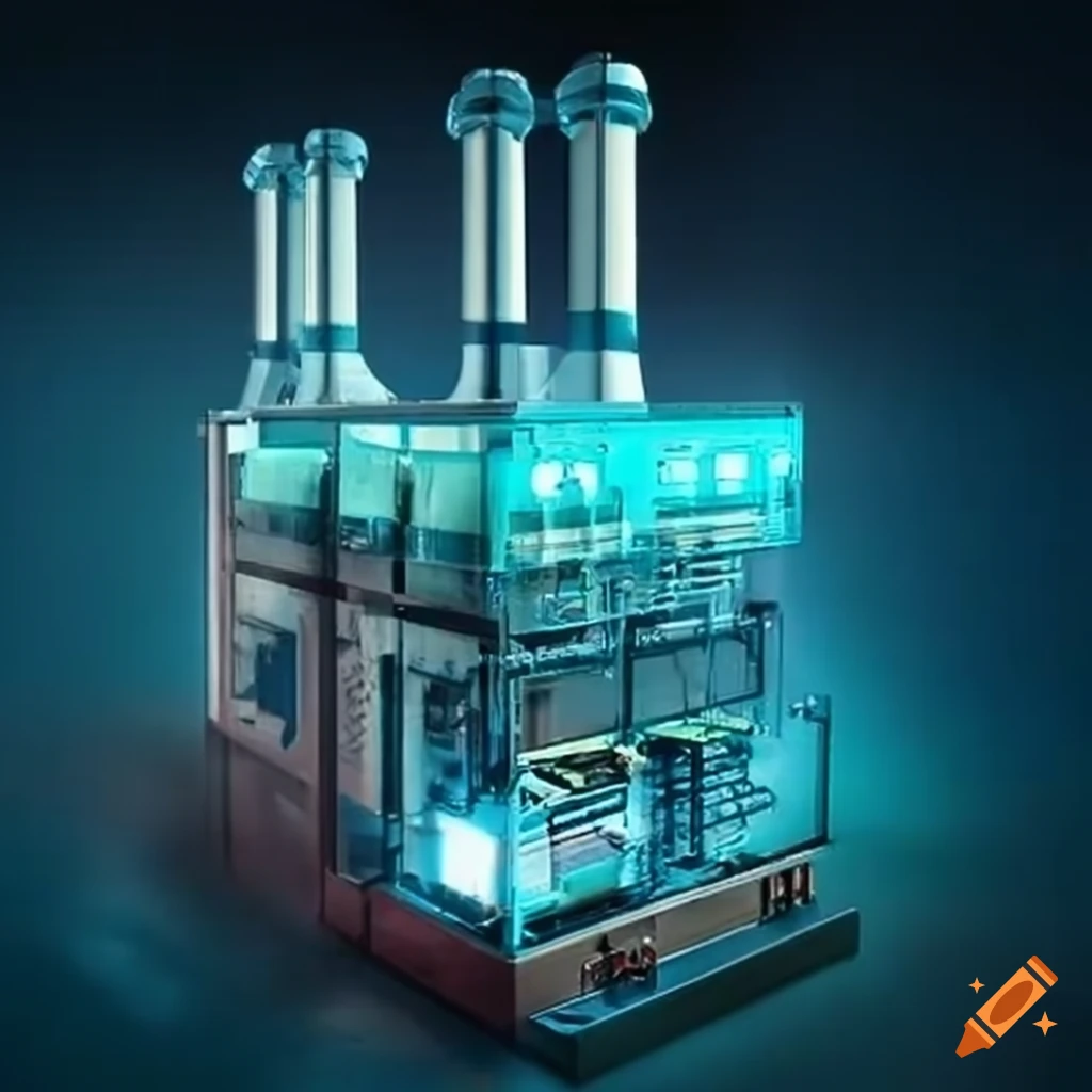 Fuel cell power station on Craiyon