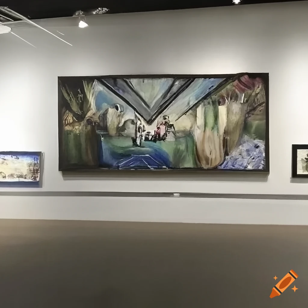 view of an art gallery