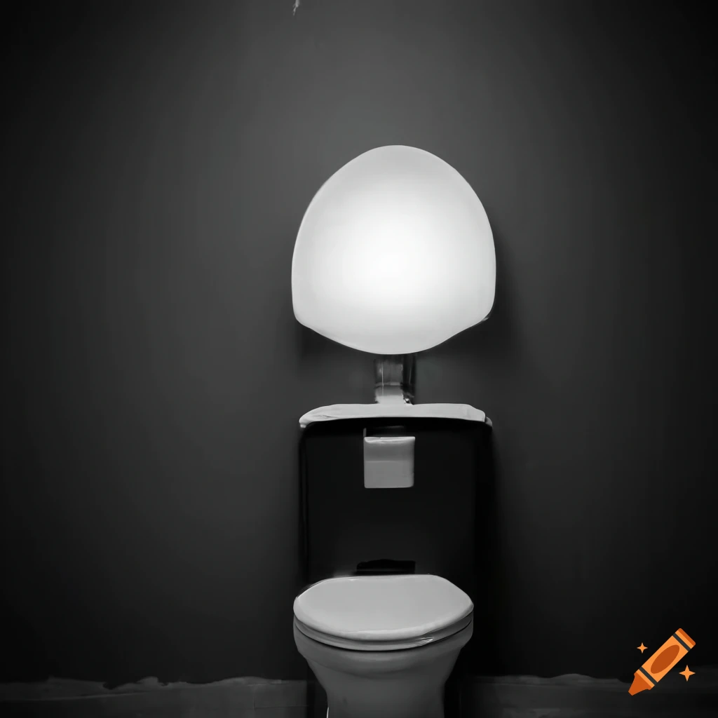 toilet sitting in a bathroom