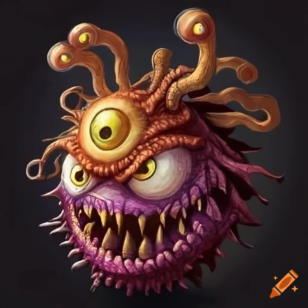 Beholder with a top hat