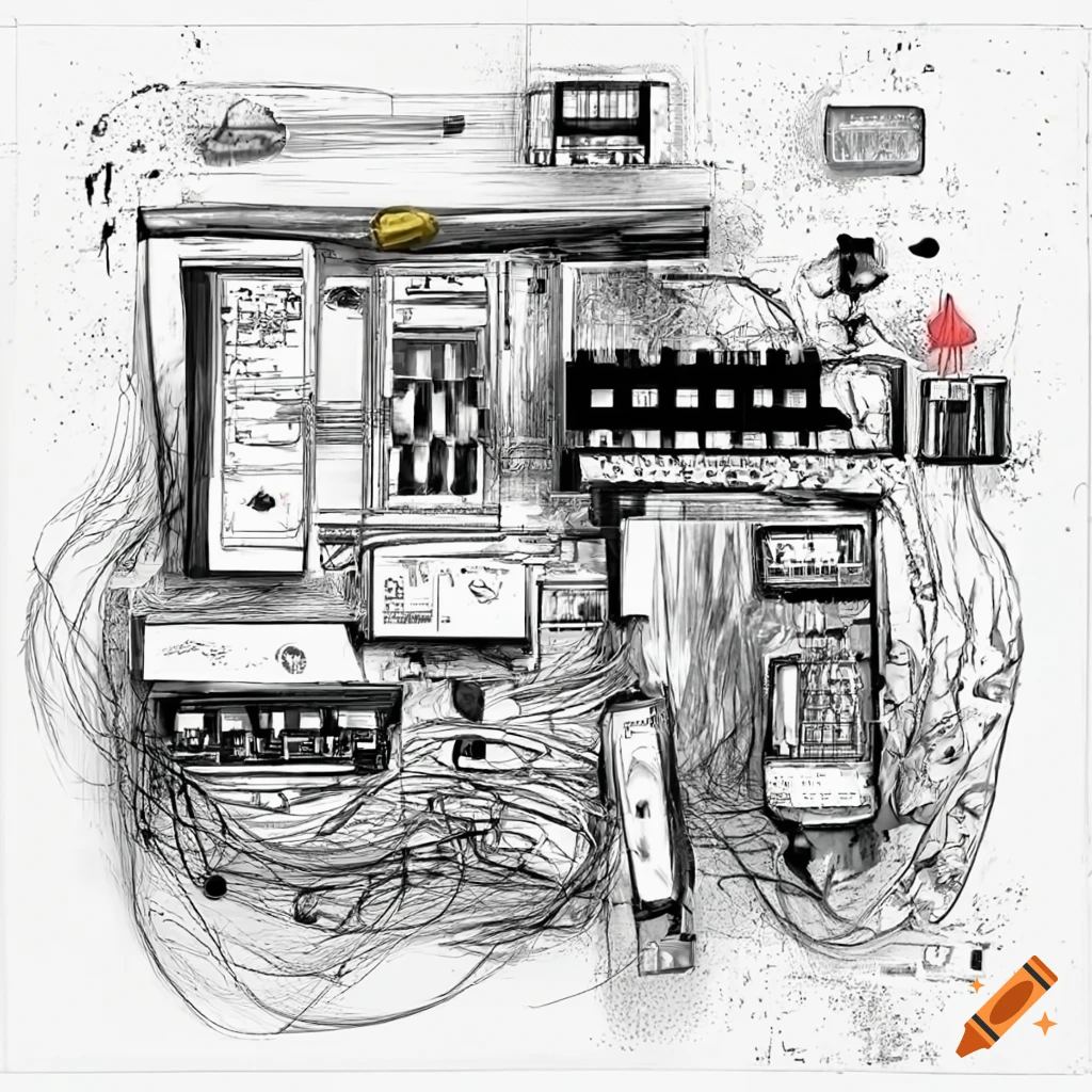 Ultra realistic depiction of tcp ip network connections