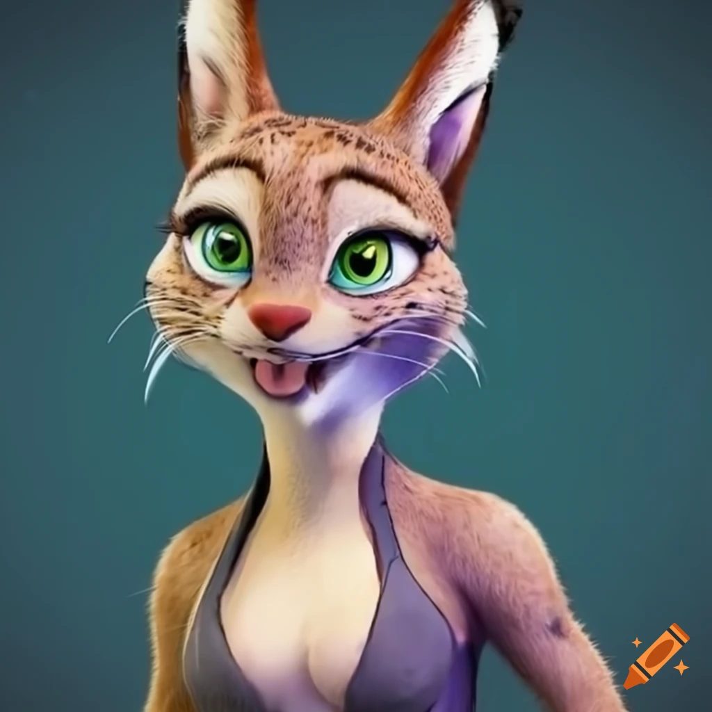 Female lynx character from zootopia