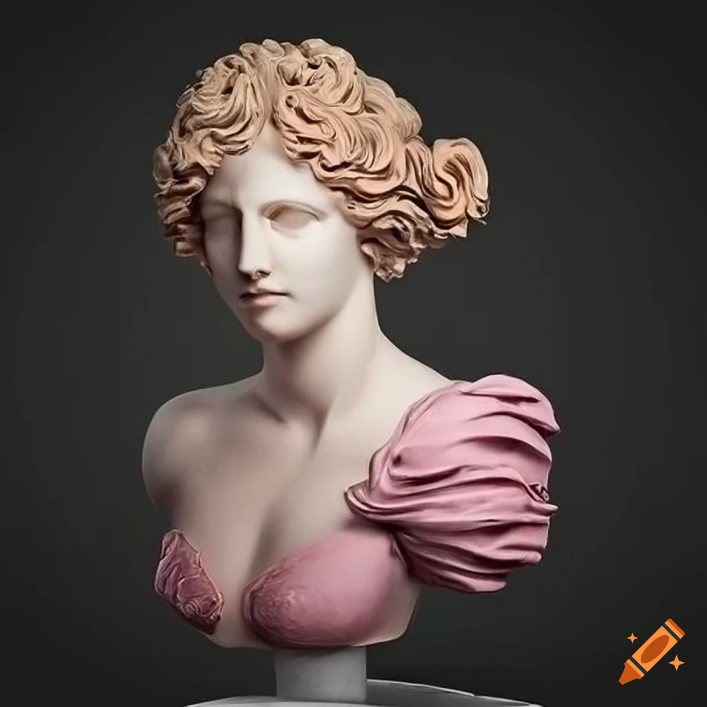 sculpture of Aphrodite's bust