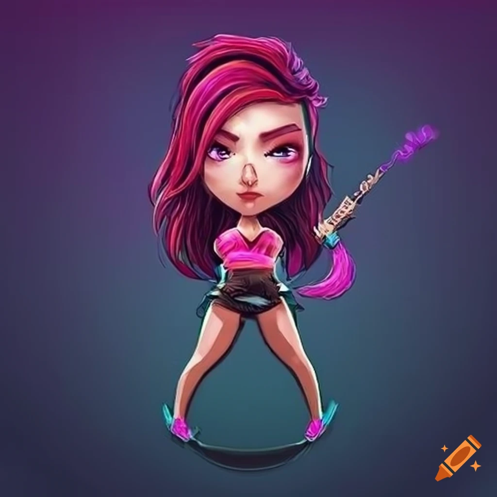 Girl gamer esport logo mascot design Stock Vector | Adobe Stock