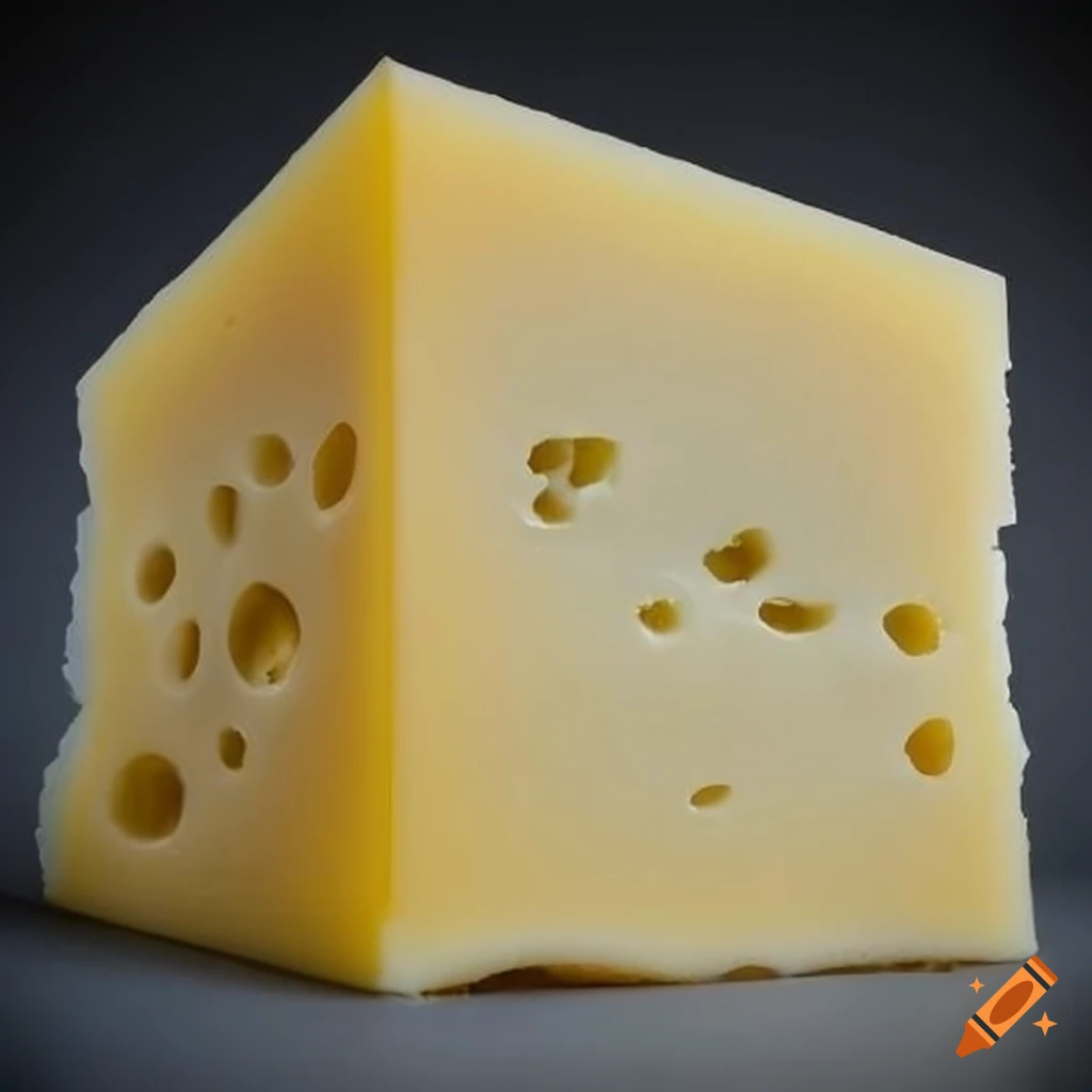 Creative cheese house cube on Craiyon