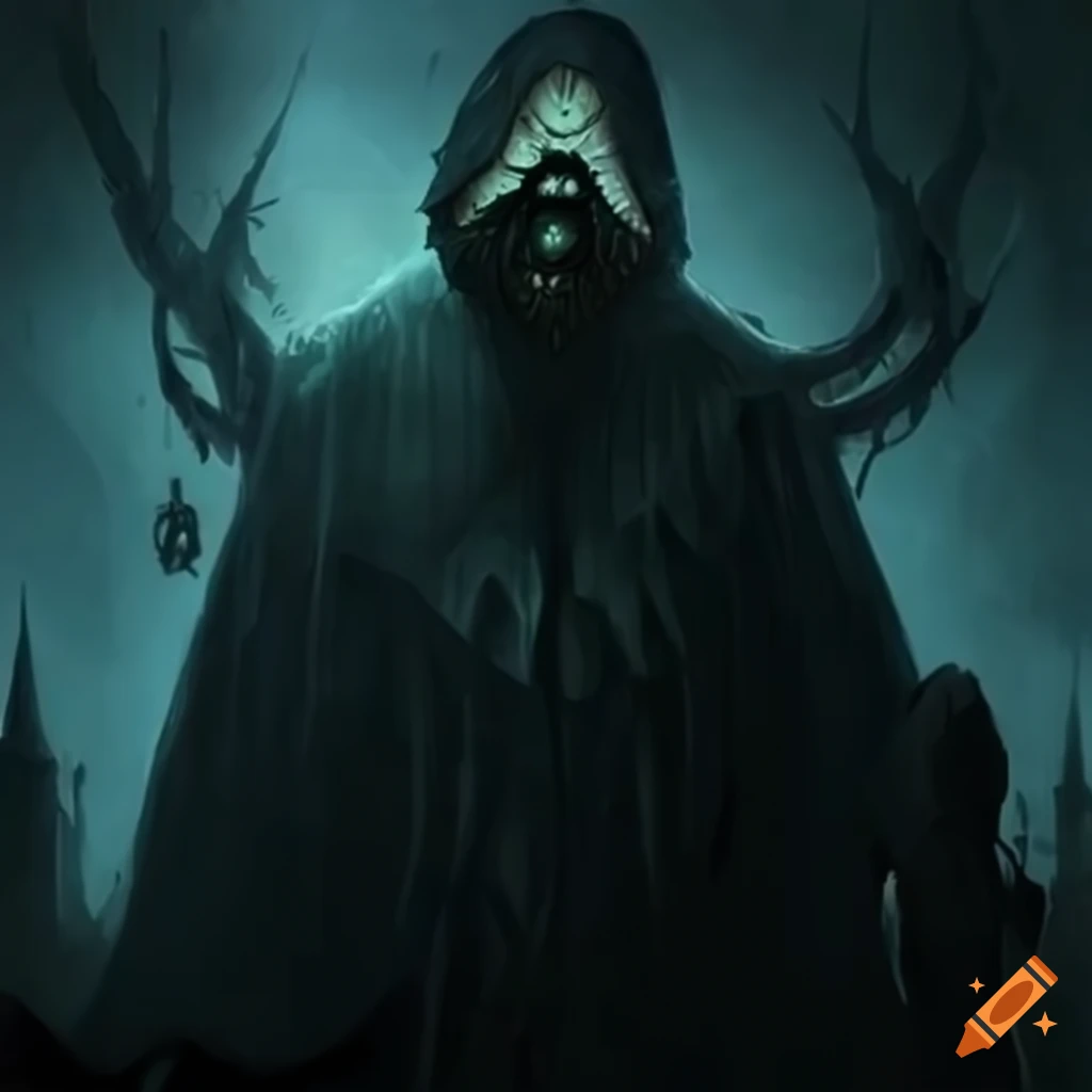 dark fantasy artwork of Lord Dungeon Master