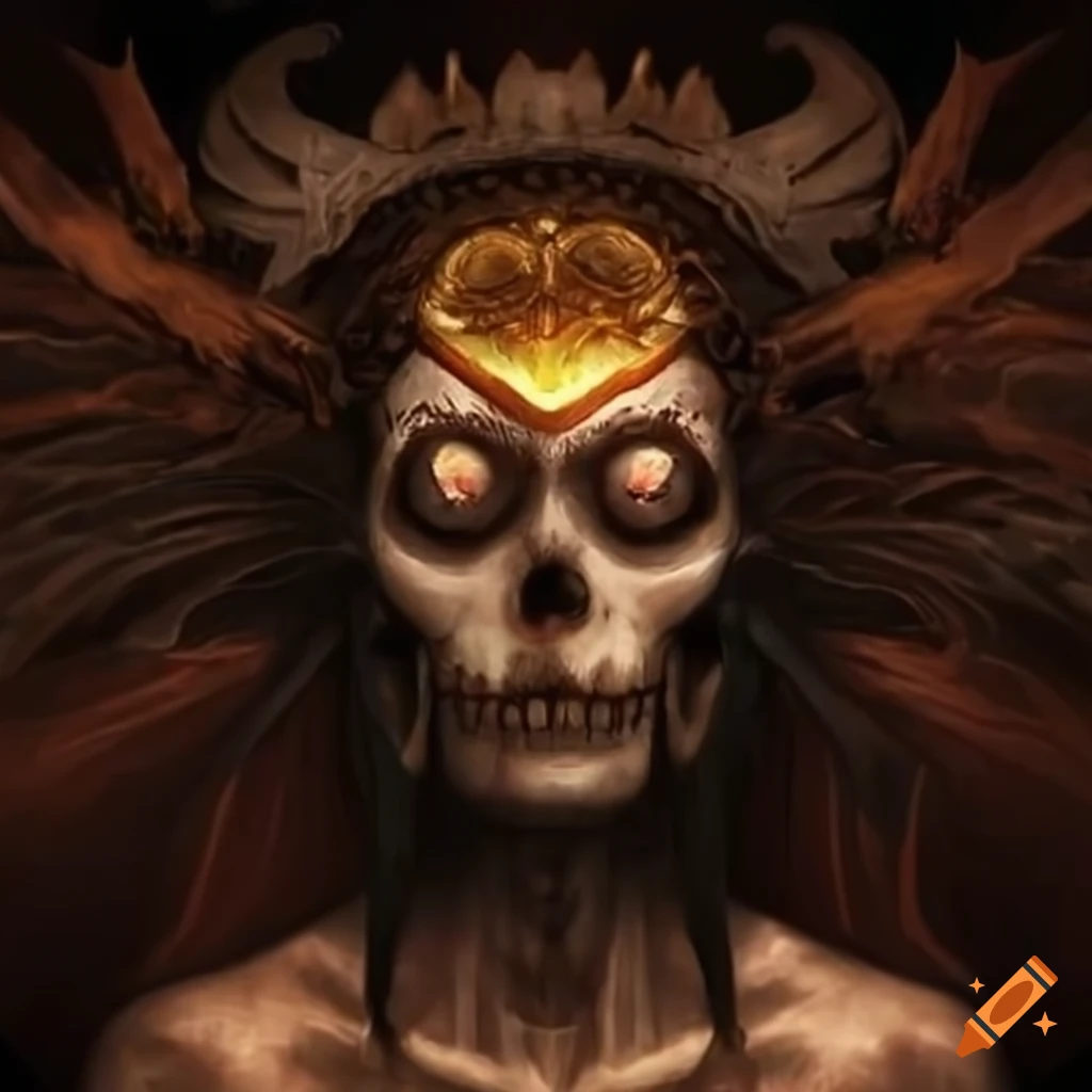 representation of the god of death