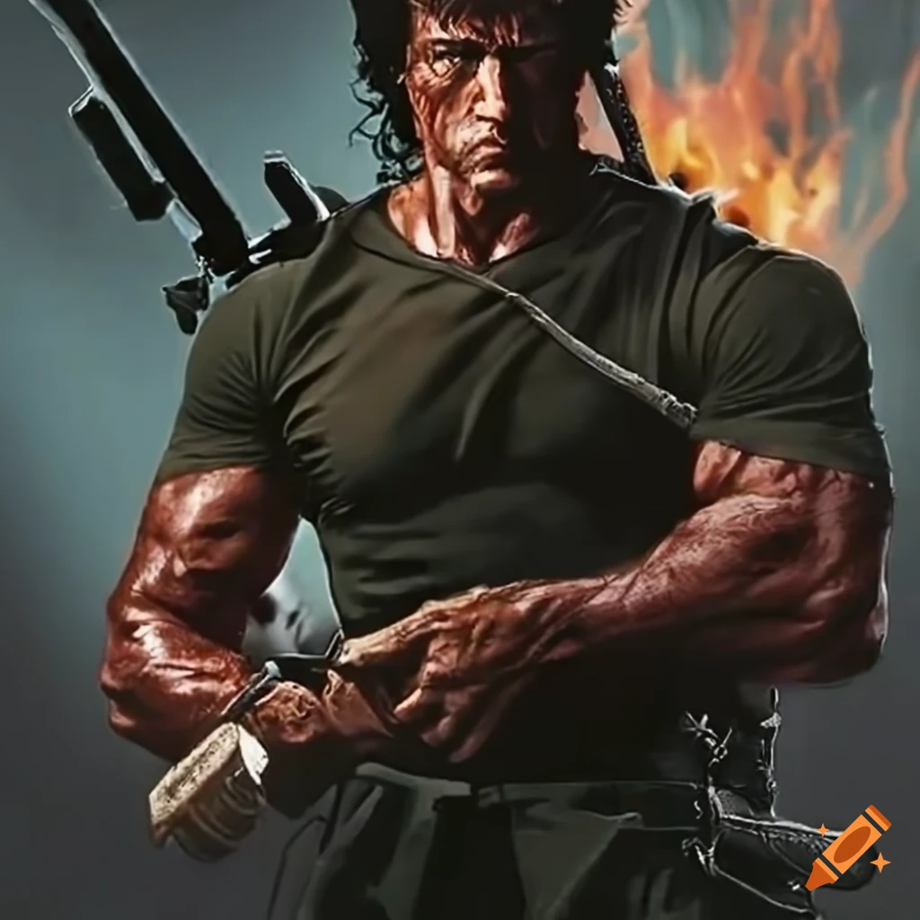 John Enrique Thompson as Rambo