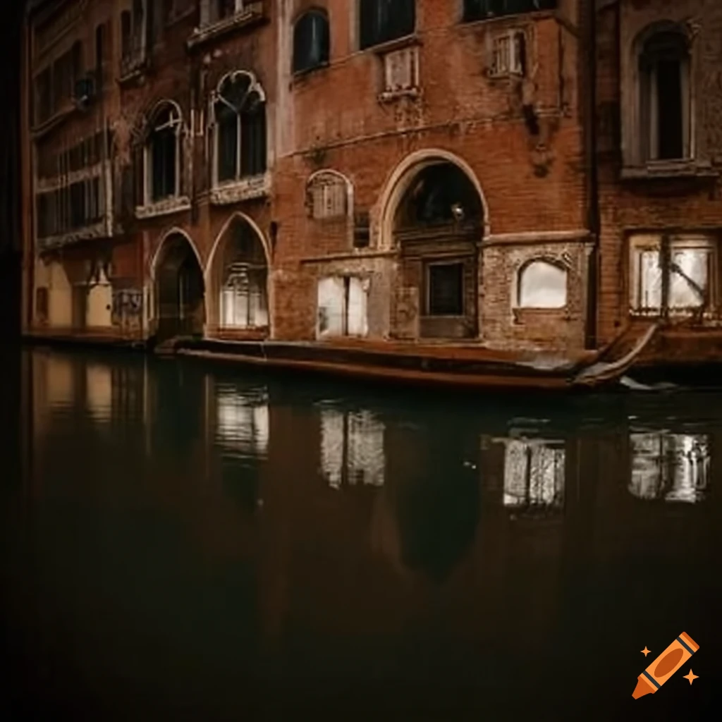 Venice covered in snow