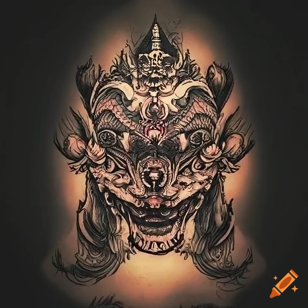 Yant Hanuman Tua Ha Tattoo Bangkok - All Day Tattoo